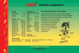 LAVOR VITAMINESUPPLEMENT 10 KG PAARDEN *