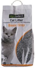 KATTENBAKVULLING BASIC GREY 20 LTR