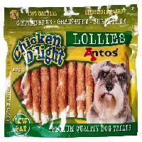 ANTOS CHICKEN D'LIGHT LOLLIES 400 GRAM