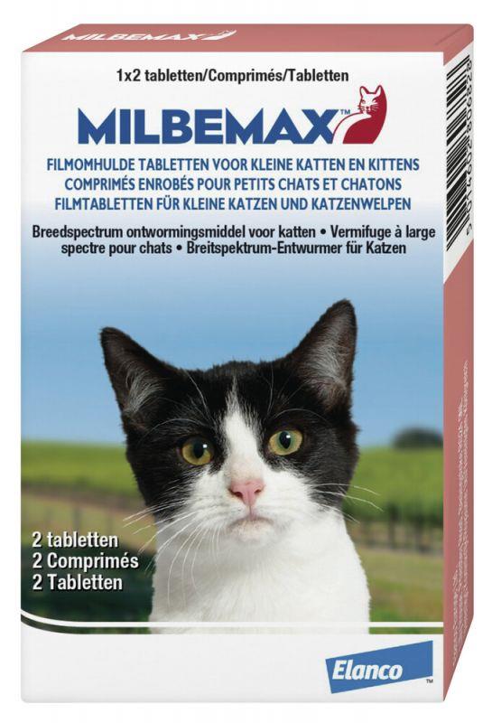 MILBEMAX KITTEN EN KLEINE KAT 2 TABLET RegNL.10092