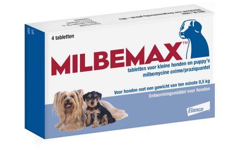 MILBEMAX PUPPY EN KLEINE HOND 4 TABLET RegNL.10090