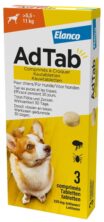 ADTAB HOND KAUWTABLET -5,5-11kg 3 TABL.
