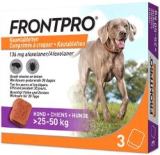 FRONTPRO HOND XL - 25 - 50 kg - 3 TABLETTEN