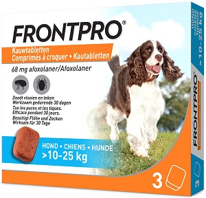 FRONTPRO HOND L - 10 - 25 kg - 3 TABLETTEN